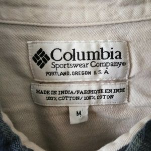 Columbia sportswear mens button down shirt